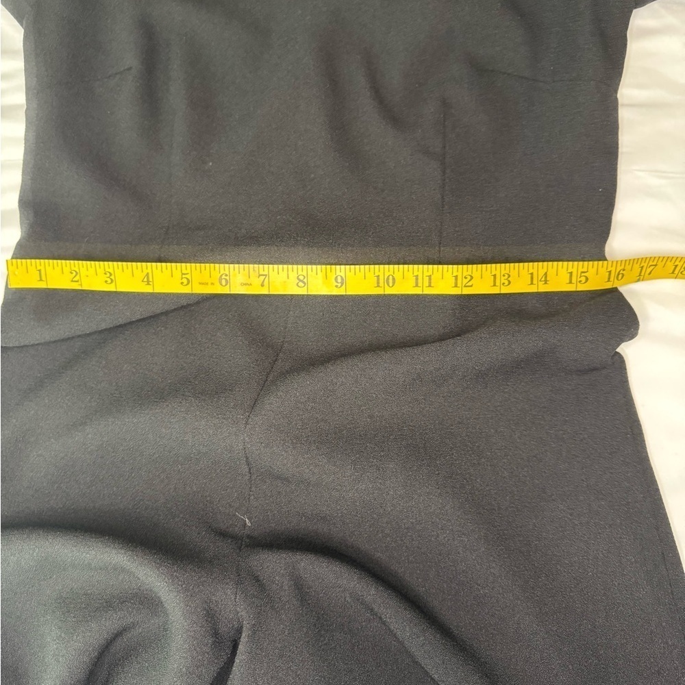 KARL LAGERFELD Cold Shoulder Jumpsuit Navy Blue Size 8. A24 - Picture 14 of 15